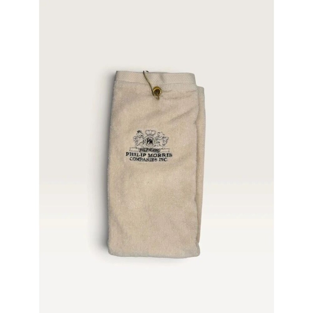 Vintage Philip Morris Companies Inc. Promotional Golf Towel